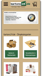 Mobile Screenshot of kartons24.de